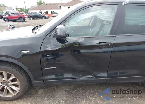 2017 BMW X3 xDrive28I z USA, uszkodzony, nr VIN 5UXWX9C35H0W72579